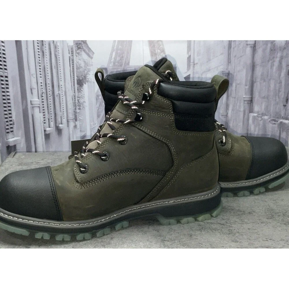 Wolverine Floorhand LX Cap-Toe 6”Work Boot Men Bungee Cord Size 11